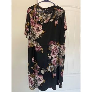 Glitzy Girlz floral skater dress